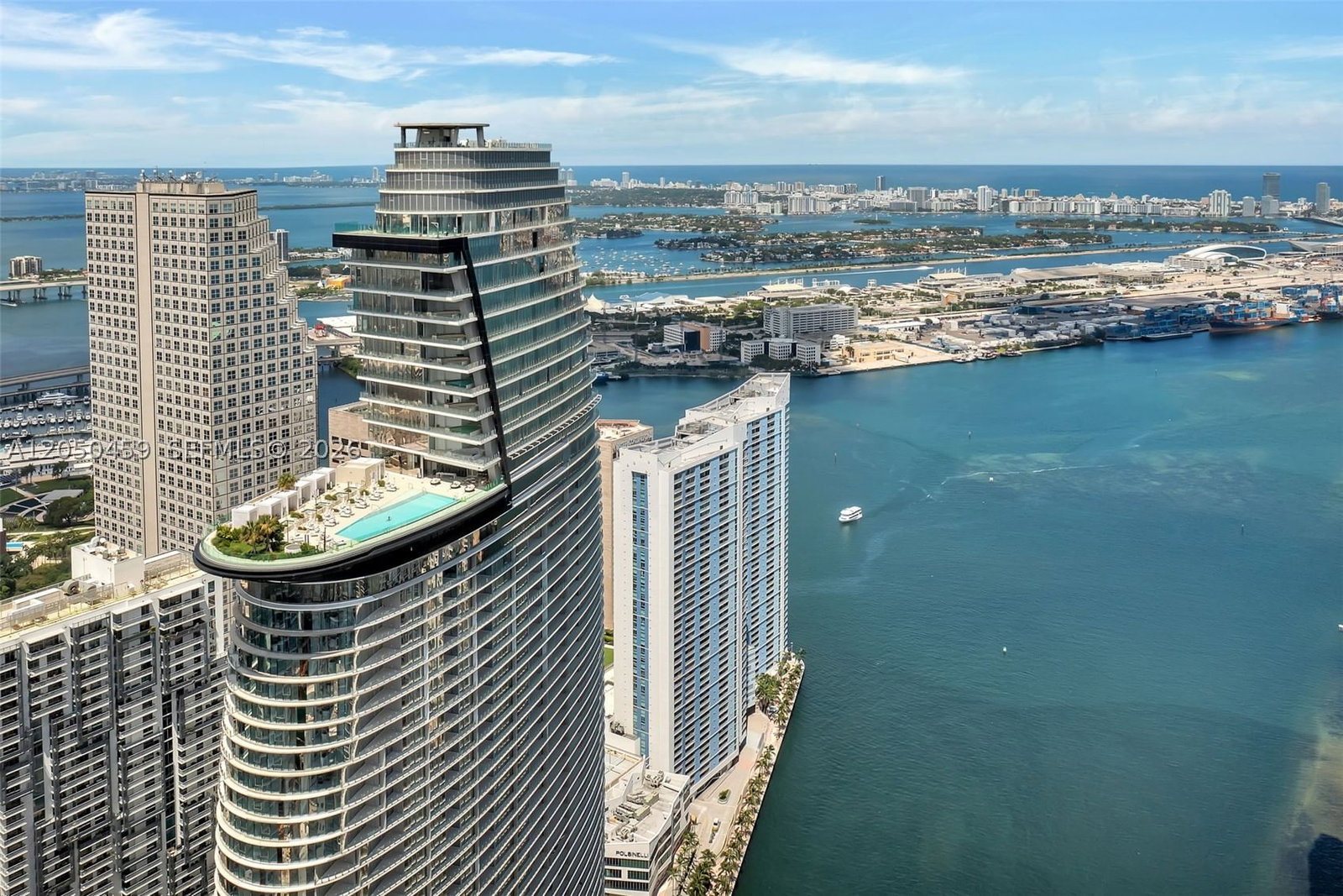 Real estate property located at 300 Biscayne Boulevard Way #3008W, Miami-dade, Aston Martin Residences, Miami, FL