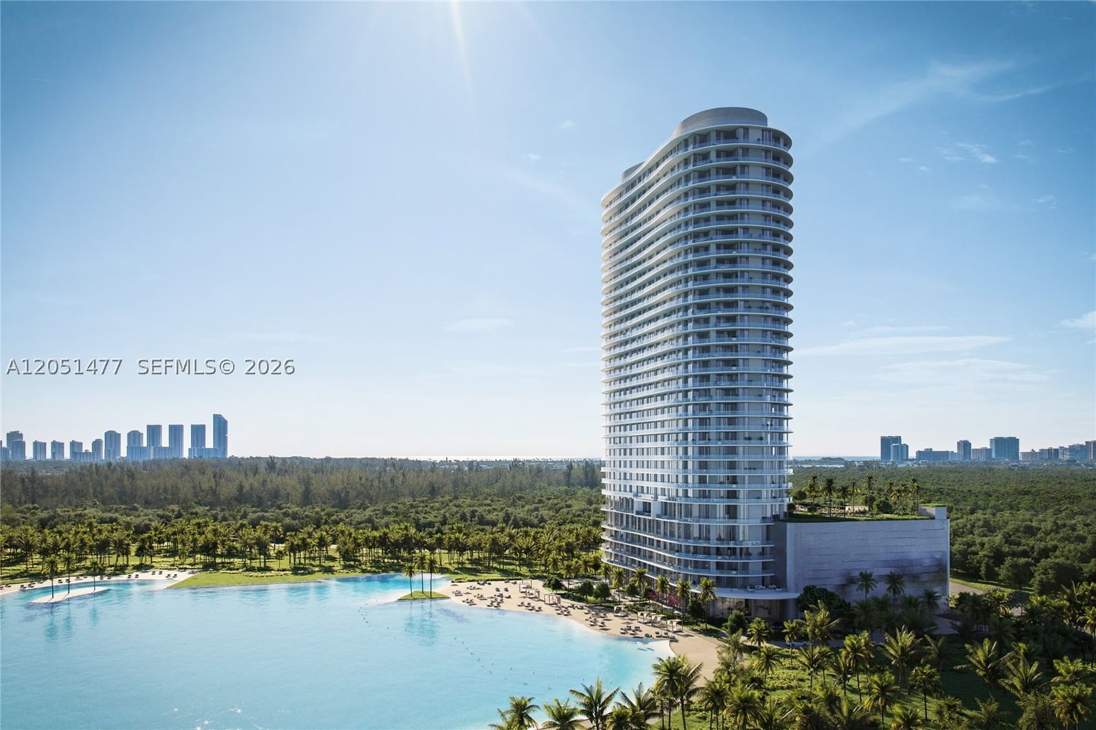 Real estate property located at 2411 Laguna Cr #611, Miami-dade, One Park Tower, Miami, FL