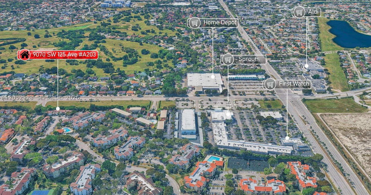 Real estate property located at 9070 125th Ave A203, Miami-dade, Kenland Bend South Condo, Miami, FL