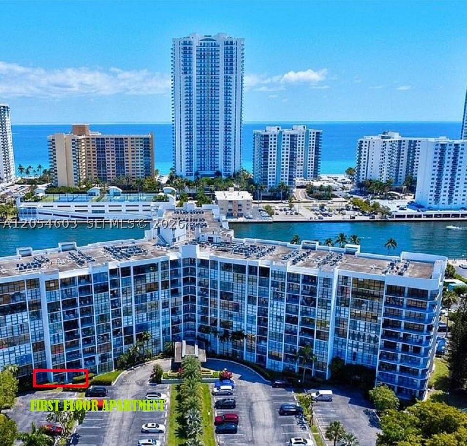 Real estate property located at 1000 Parkview Dr #107, Broward, Oceanview Park Condo, Hallandale Beach, FL