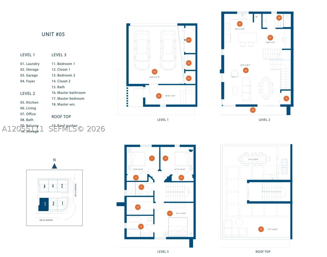 Real estate property located at 2692 25th Ave, Miami-dade, Caliza Townhouses, Miami, FL