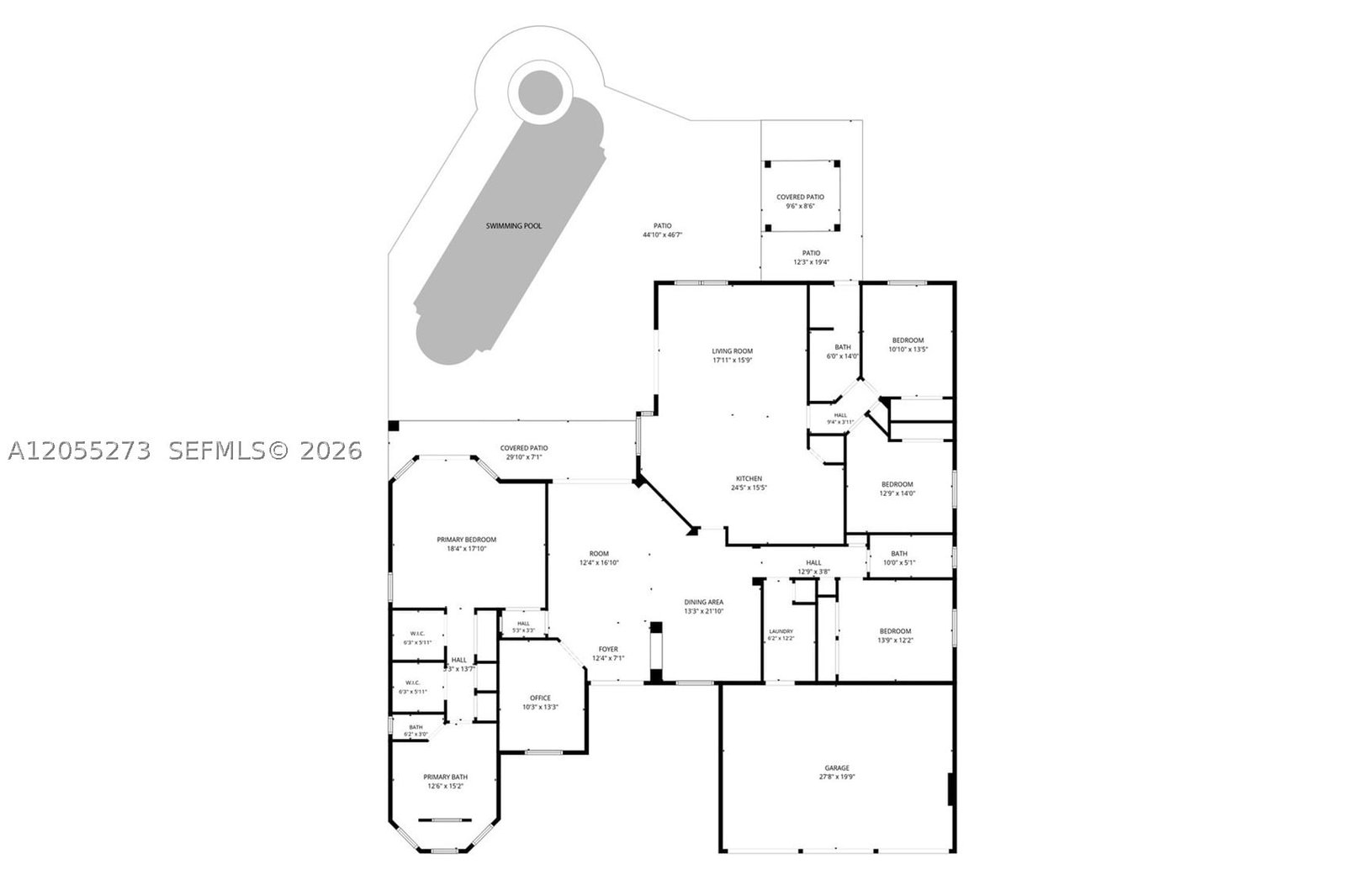 Real estate property located at 13755 18th Ct, Broward, Pembroke Falls -phase 4, Pembroke Pines, FL