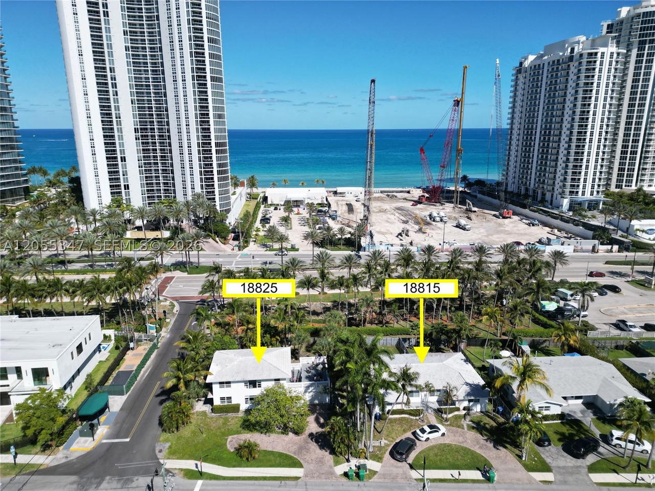 Real estate property located at 18815 Atlantic Blvd, Miami-dade, Ocean Blvd Estates Sec A, Sunny Isles Beach, FL