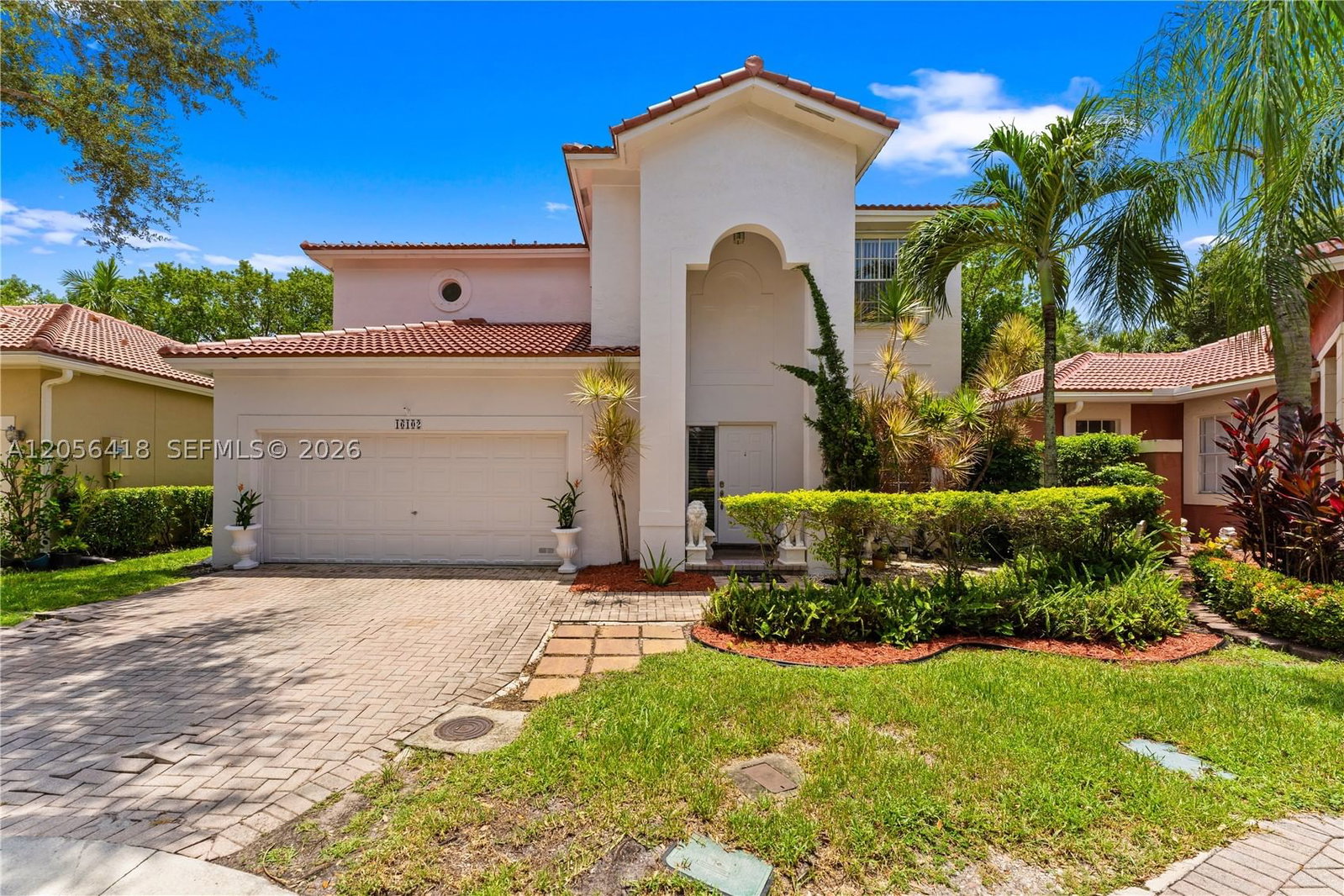 Real estate property located at 16102 Opal Creek Dr, Broward, Emerald Courts - Opal Cre, Weston, FL