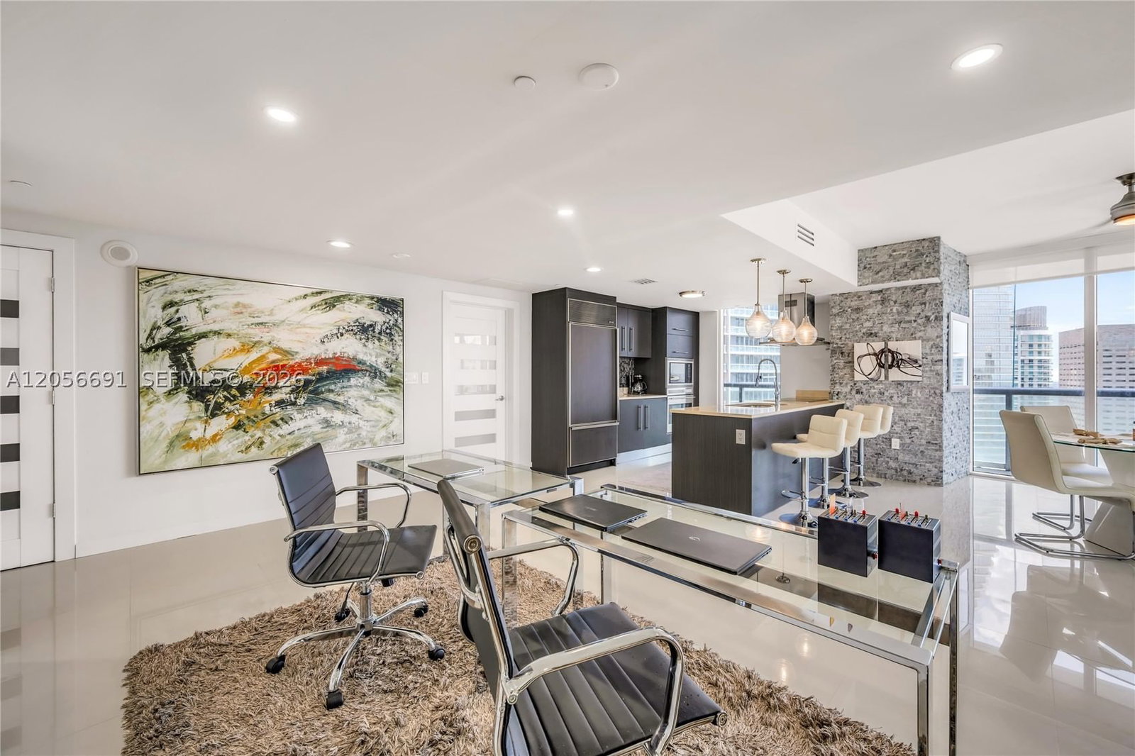 Real estate property located at 495 Brickell Ave #3702, Miami-dade, Icon Brickell No Two, Miami, FL