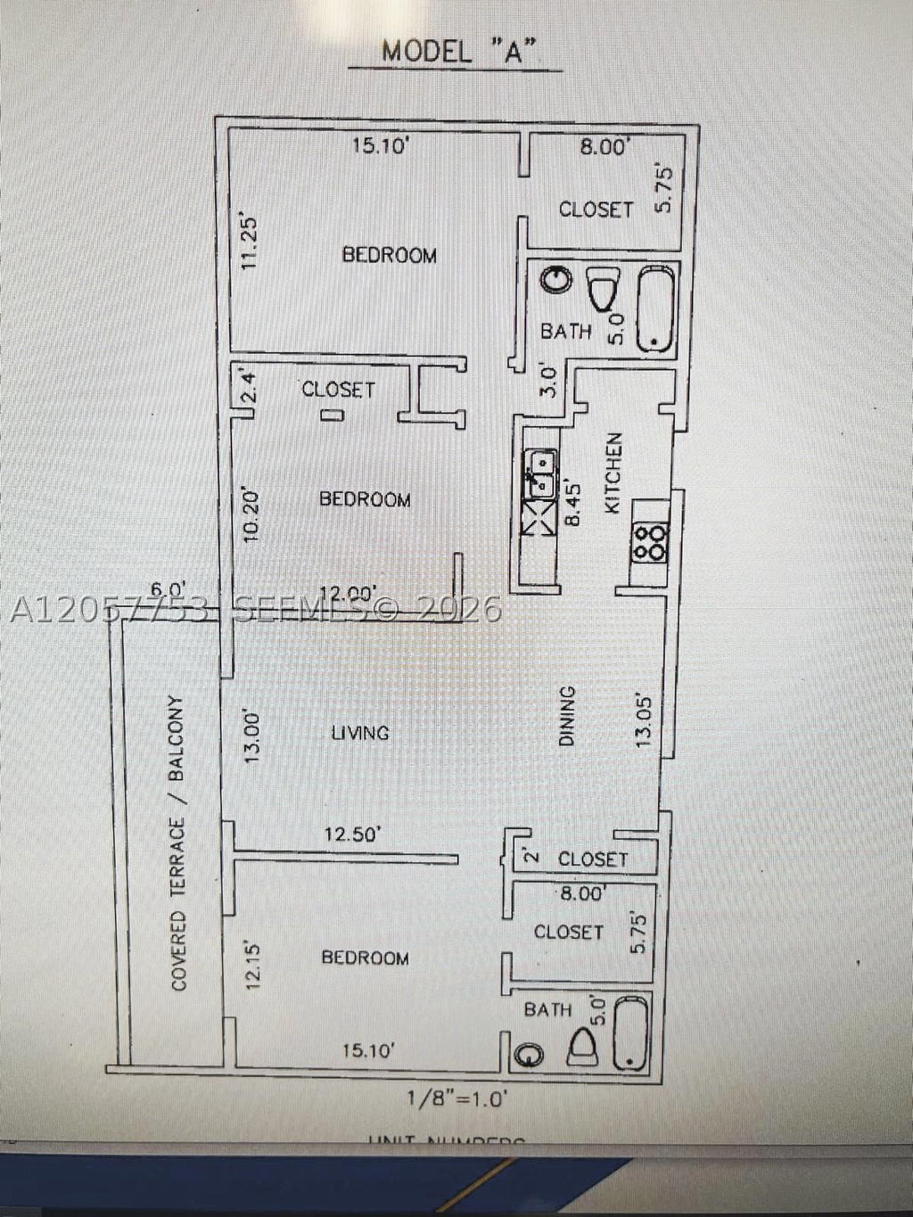 Real estate property located at 7483 82nd St A102, Miami-dade, Dadeland Capri Condo, Miami, FL