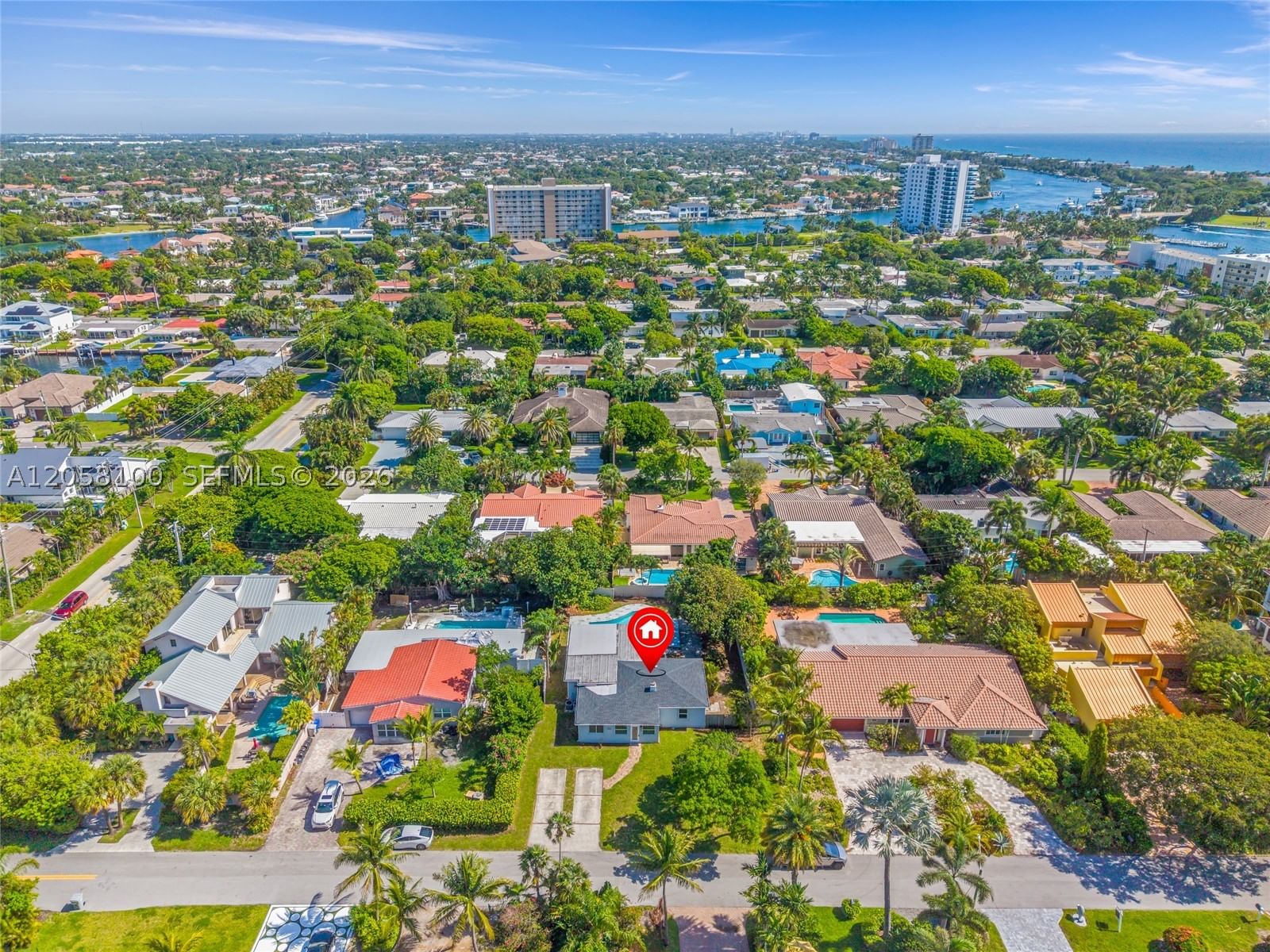 Real estate property located at 3405 Robbins Rd, Broward, Hillsboro Shores Sec, Pompano Beach, FL