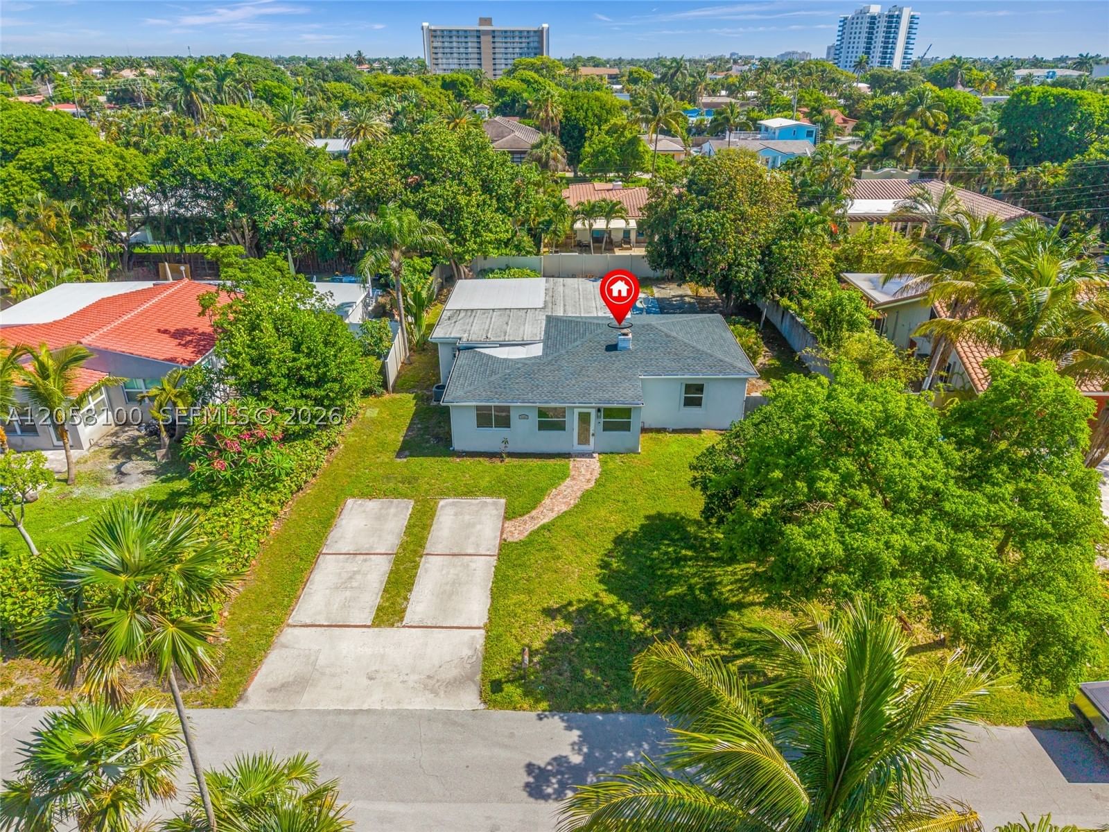 Real estate property located at 3405 Robbins Rd, Broward, Hillsboro Shores Sec, Pompano Beach, FL