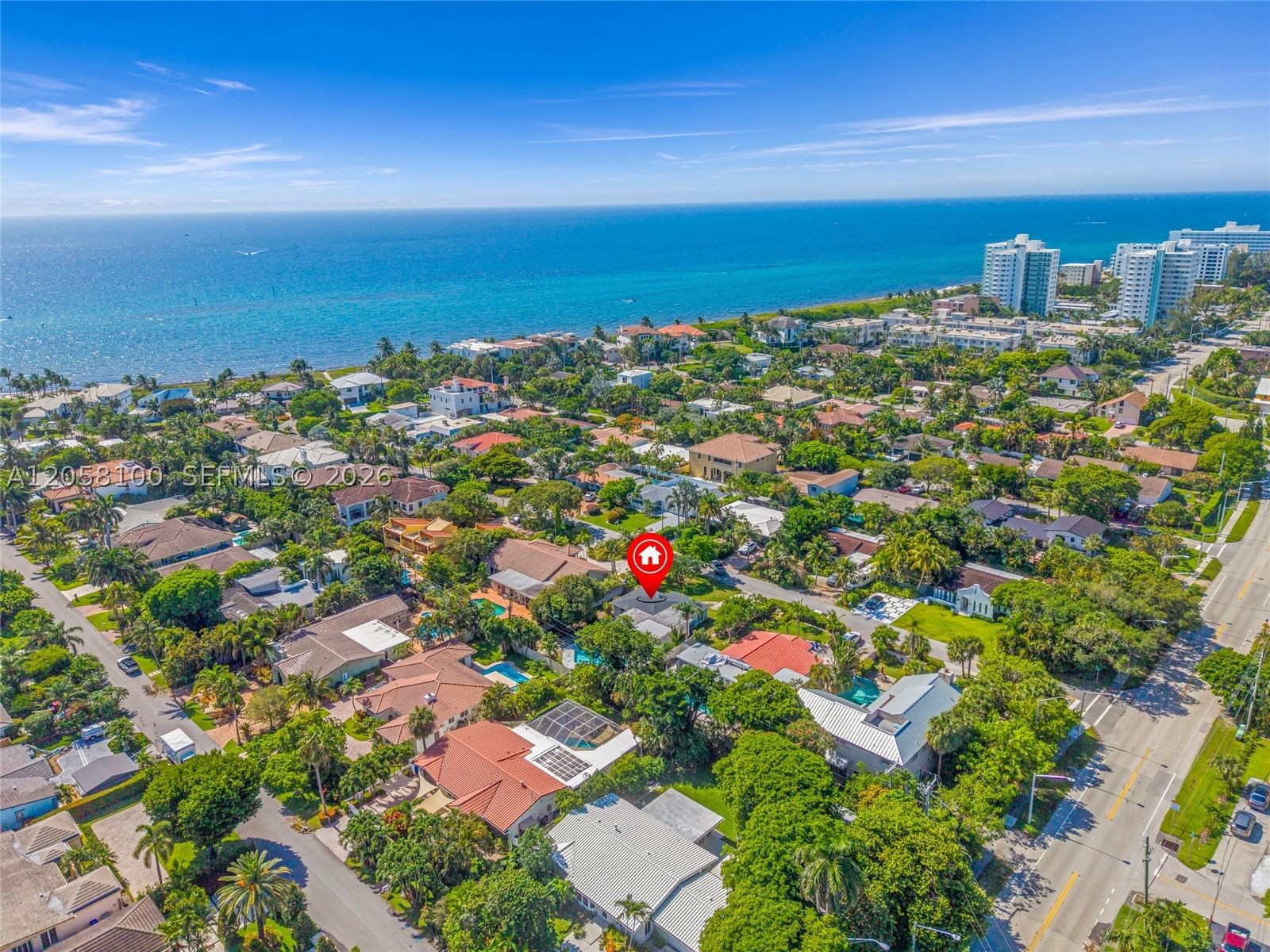 Real estate property located at 3405 Robbins Rd, Broward, Hillsboro Shores Sec, Pompano Beach, FL