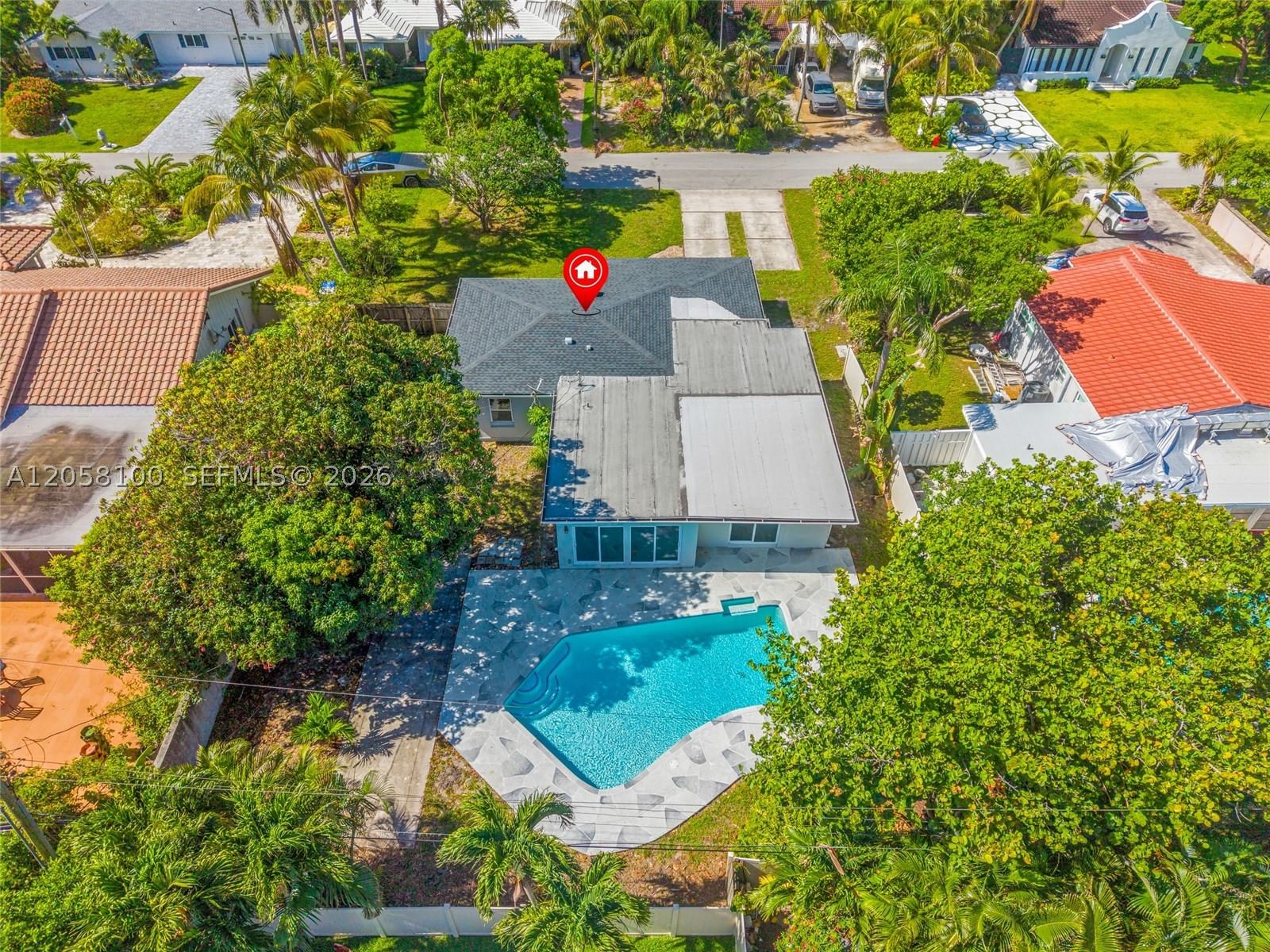 Real estate property located at 3405 Robbins Rd, Broward, Hillsboro Shores Sec, Pompano Beach, FL