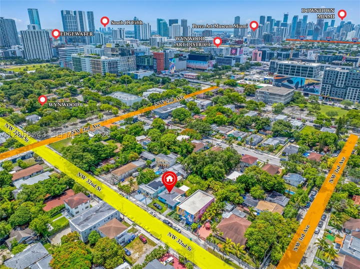 Real estate property located at 266 32nd St, Miami-dade, Wynd Wood Park, Miami, FL