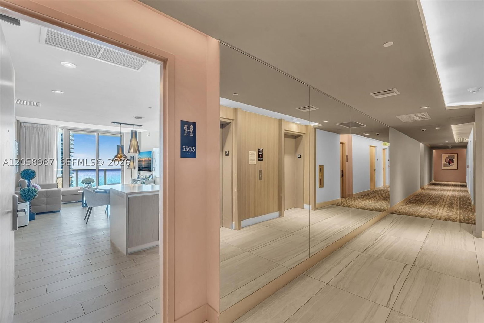 Real estate property located at 4010 Ocean Dr R3305, Broward, 4010 South Ocean Condo, Hollywood, FL