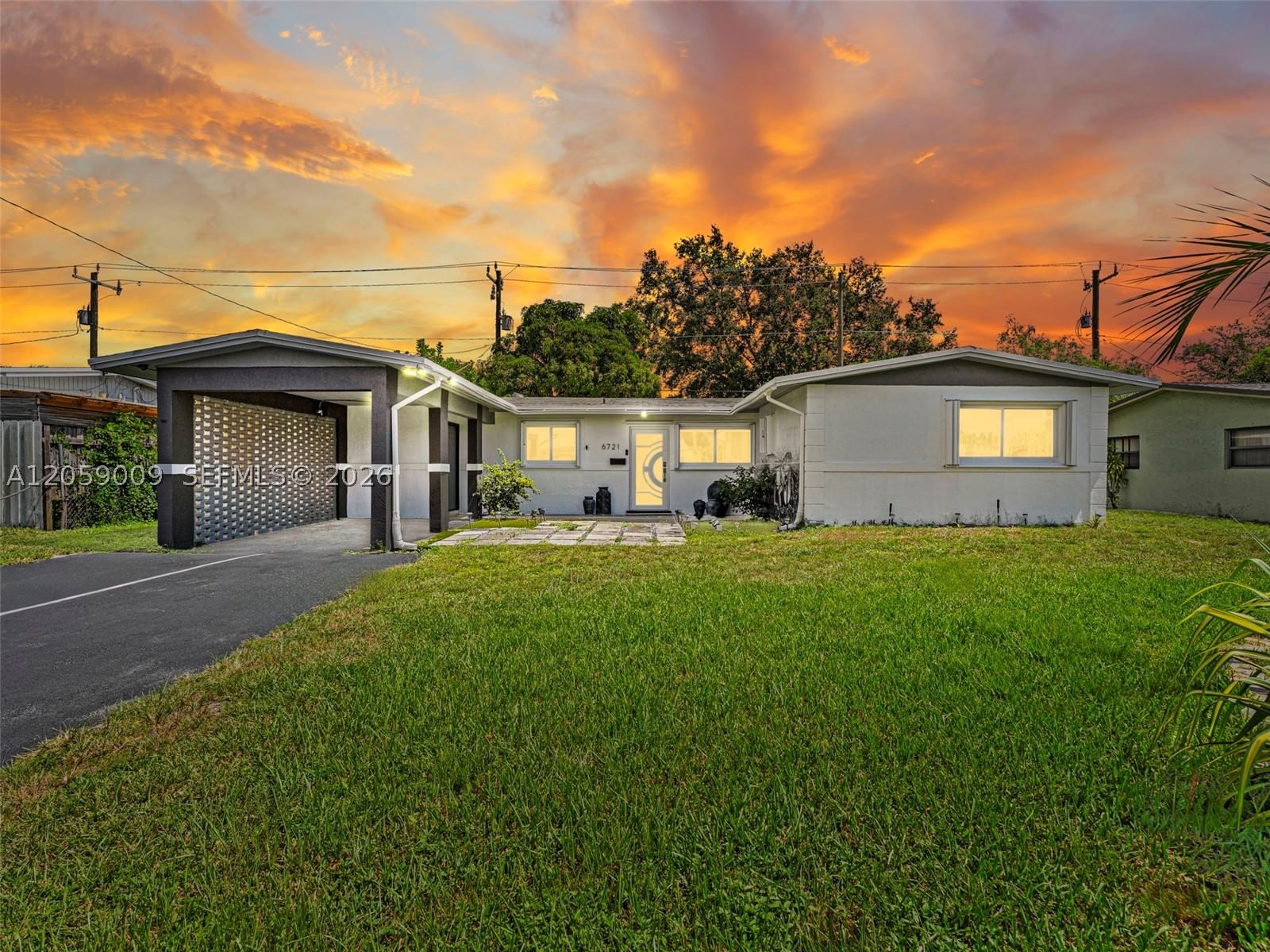 Real estate property located at 6721 Allen St, Broward, Heritage Lake Estates Sec, Hollywood, FL