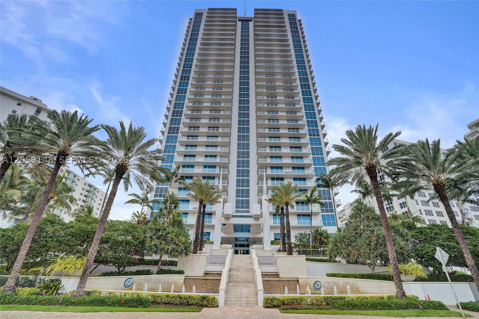 Real estate property located at 3101 Ocean Dr #3607, Broward, Ocean Palms Condo, Hollywood, FL
