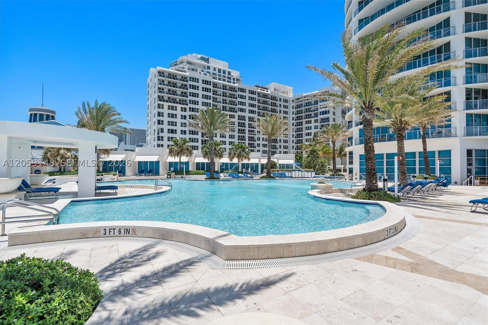 Real estate property located at 3101 Ocean Dr #3607, Broward, Ocean Palms Condo, Hollywood, FL