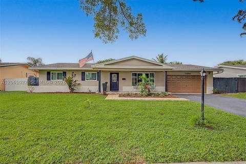Real estate property located at 7460 13th St, Broward, Mirror Lake Estates Sec 1, Plantation, FL
