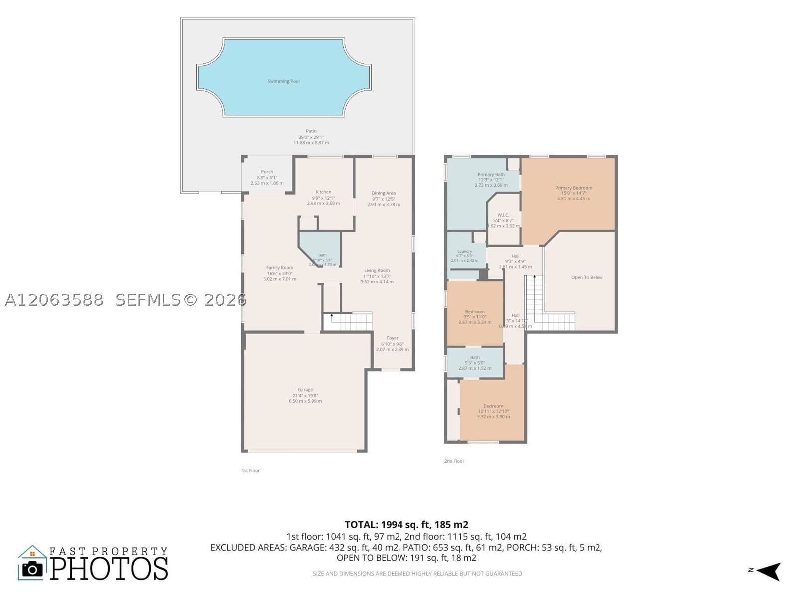 Real estate property located at 1385 192nd Ter, Broward, Chapel Cove, Pembroke Pines, FL