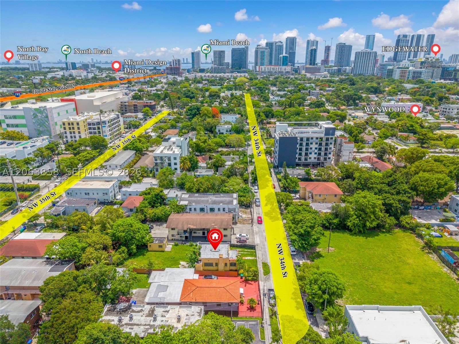 Real estate property located at 559 34th St, Miami-dade, Devonshire Park Sub, Miami, FL