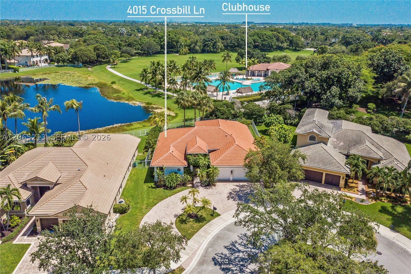 Real estate property located at 4015 Crossbill Ln, Broward, Sector 8 9 And 10, Weston, FL