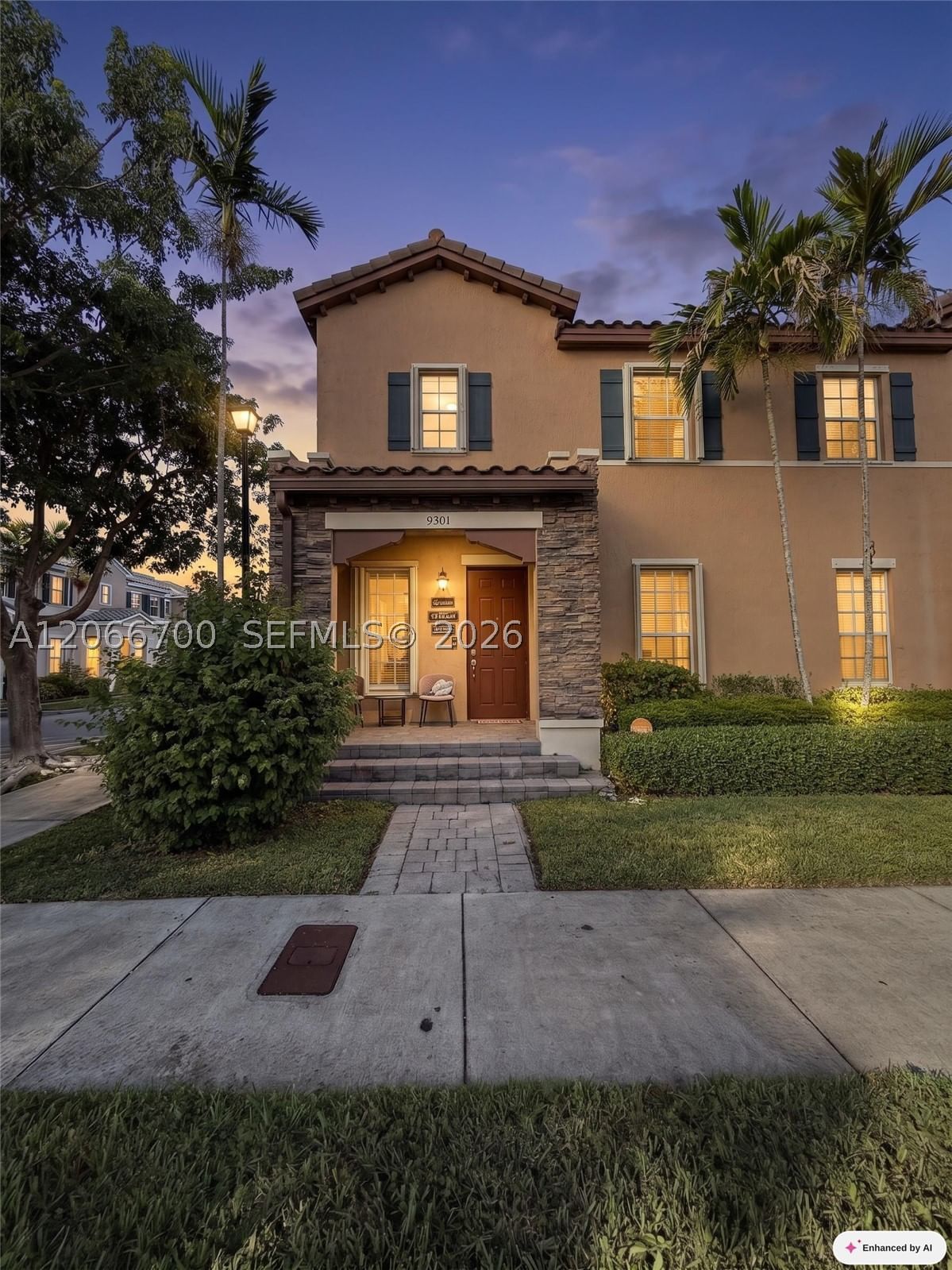 Real estate property located at 9301 171st Ave, Miami-dade, Kendall Commons Townhomes, Miami, FL