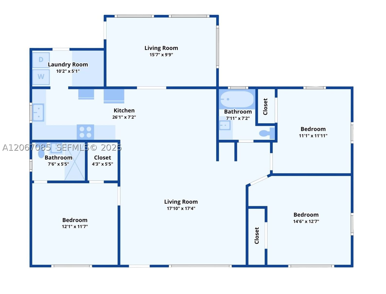 Real estate property located at 7561 Meridian St, Broward, Miramar Sec 6, Miramar, FL