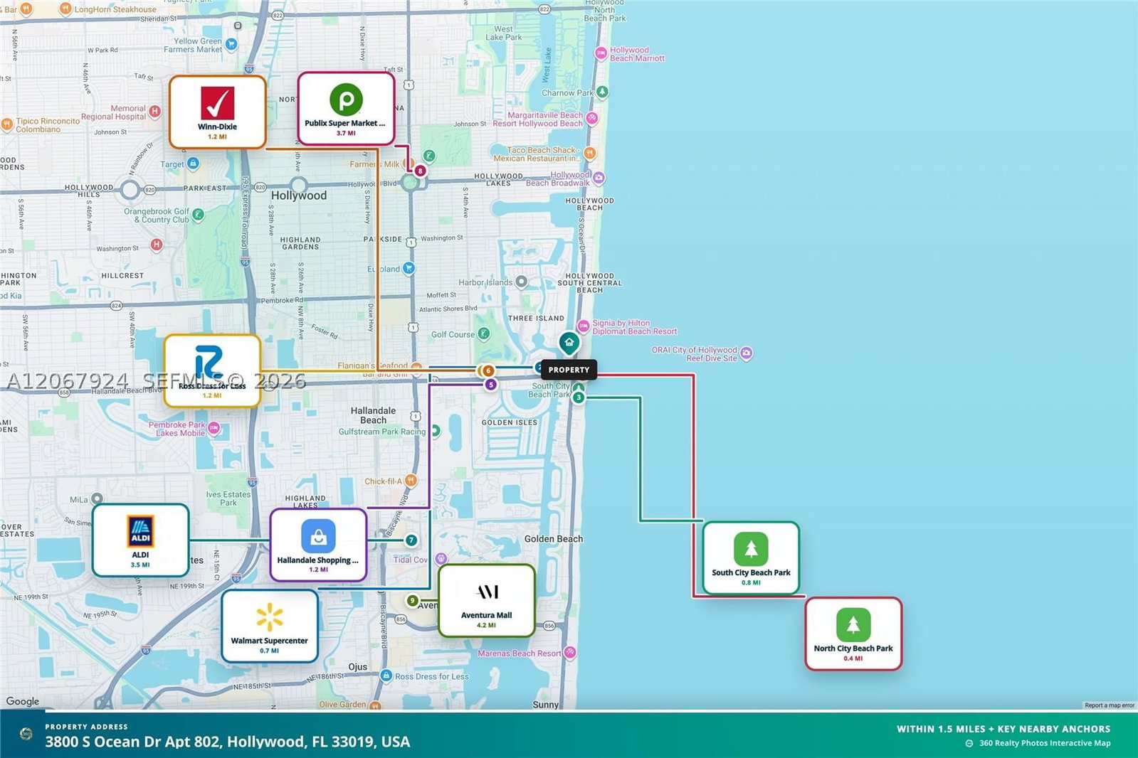 Real estate property located at 3800 Ocean Dr #802, Broward, Hallmark Of Hollywood Con, Hollywood, FL