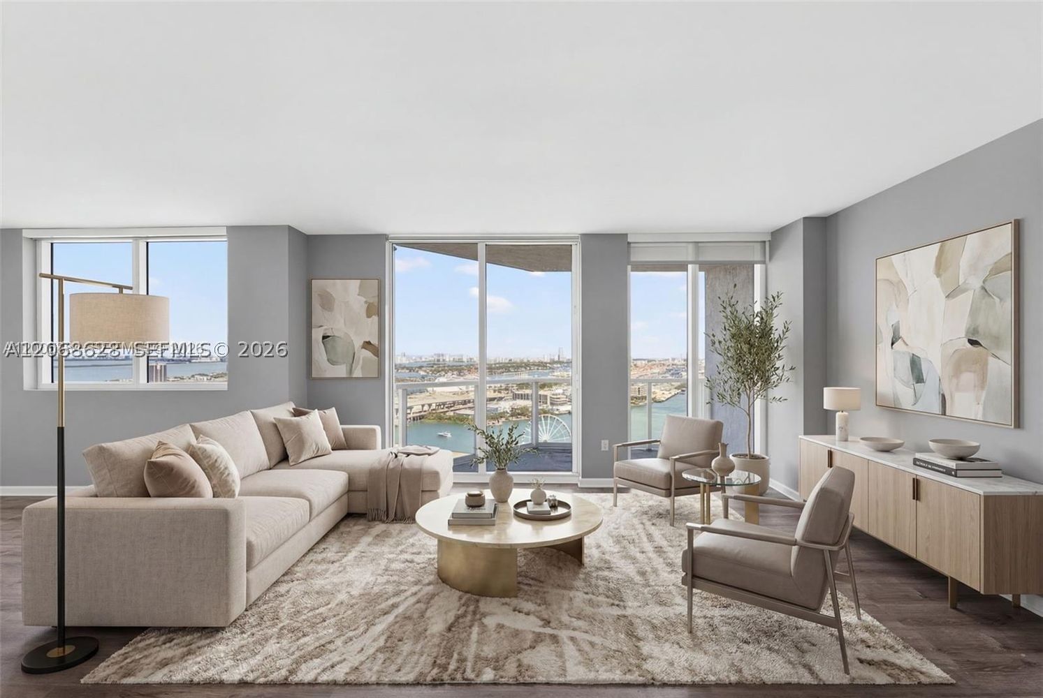 Real estate property located at 244 Biscayne Blvd #3702, Miami-dade, Vizcayne North Condo, Miami, FL