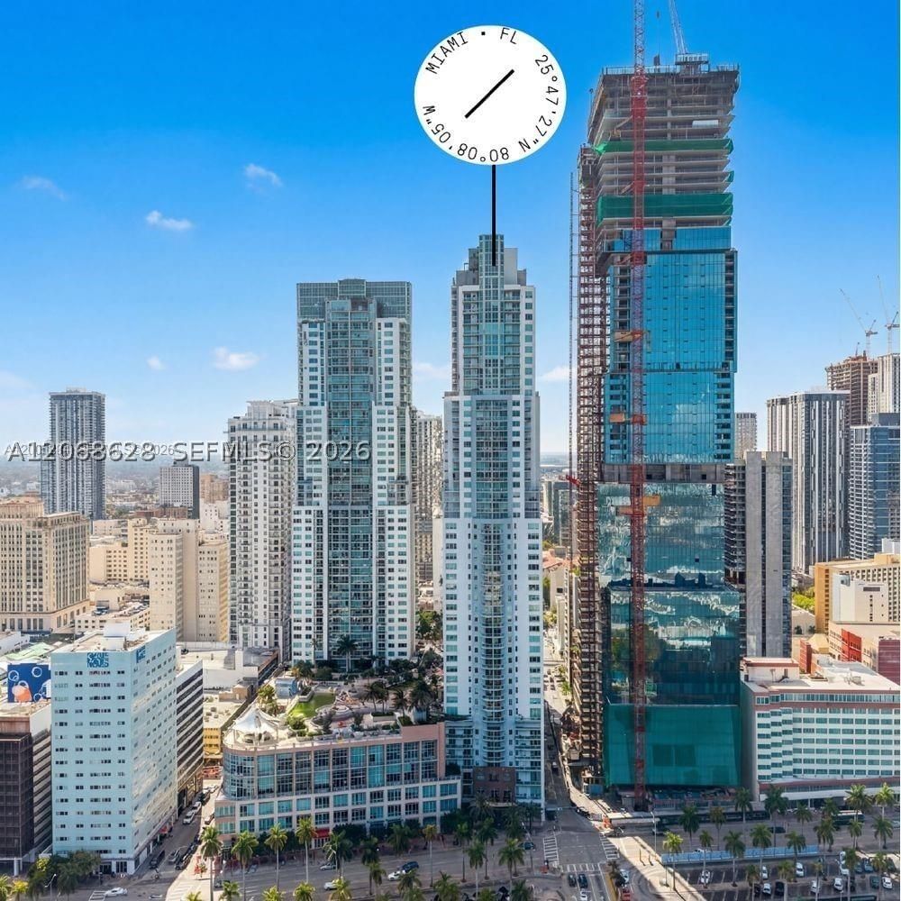 Real estate property located at 244 Biscayne Blvd #3702, Miami-dade, Vizcayne North Condo, Miami, FL
