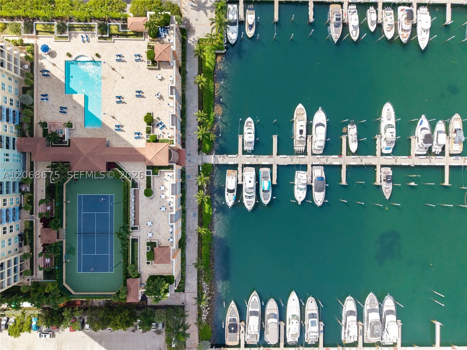 Real estate property located at 90 Alton Rd #1102, Miami-dade, Yacht Club At Portofino C, Miami Beach, FL