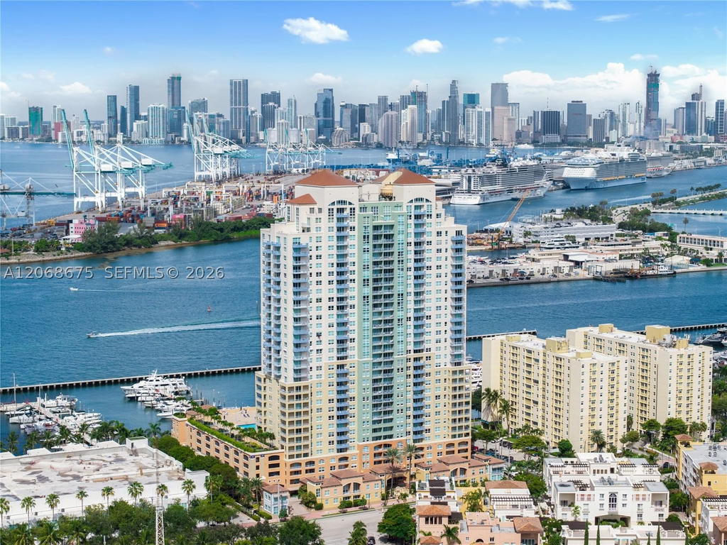 Real estate property located at 90 Alton Rd #1102, Miami-dade, Yacht Club At Portofino C, Miami Beach, FL