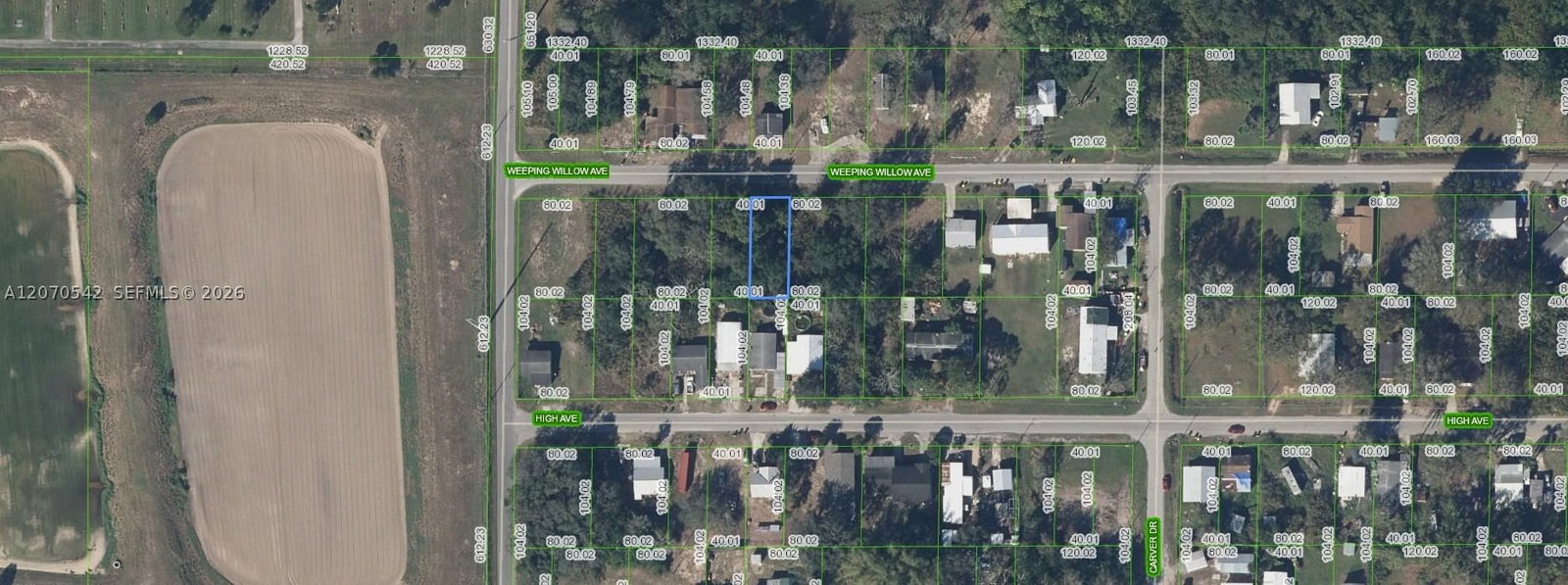 Real estate property located at 4527 Weeping Willow, Highlands, Lincoln Heights, Sebring, FL