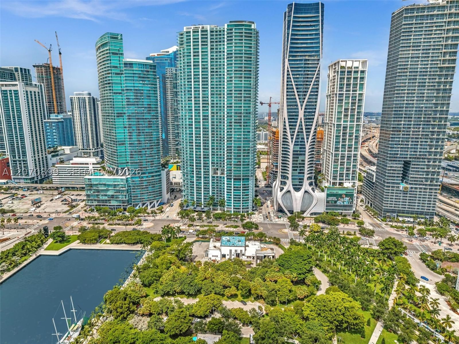 Real estate property located at 900 Biscayne Blvd #1708, Miami-dade, 900 Biscayne Bay Condo, Miami, FL