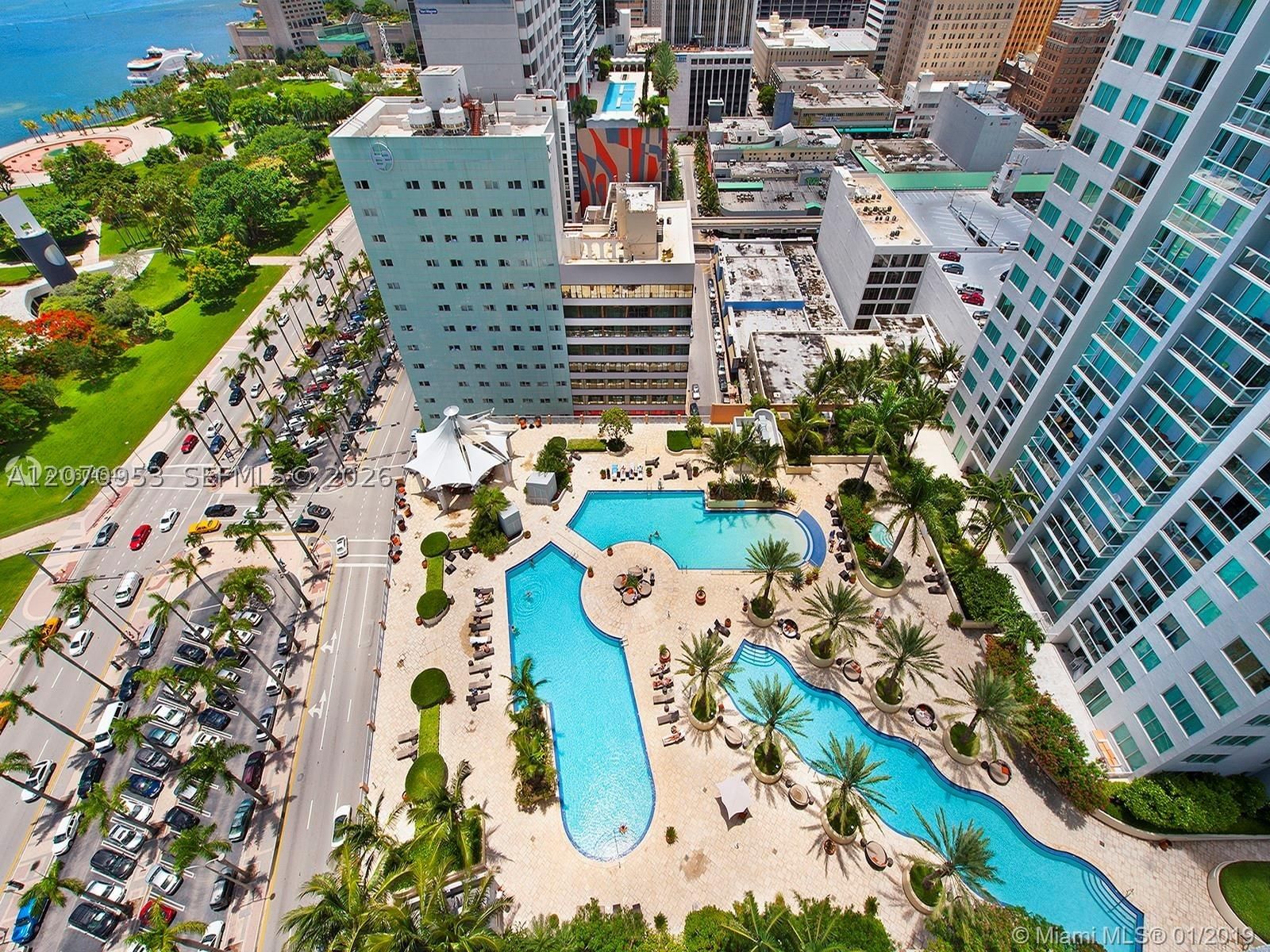 Real estate property located at 253 2nd St #902, Miami-dade, Vizcayne South Condo, Miami, FL