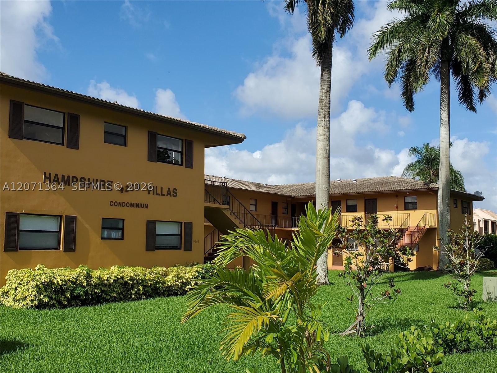 Real estate property located at 9203 38th Dr #2, Broward, Hampshire Villas Condo, Coral Springs, FL