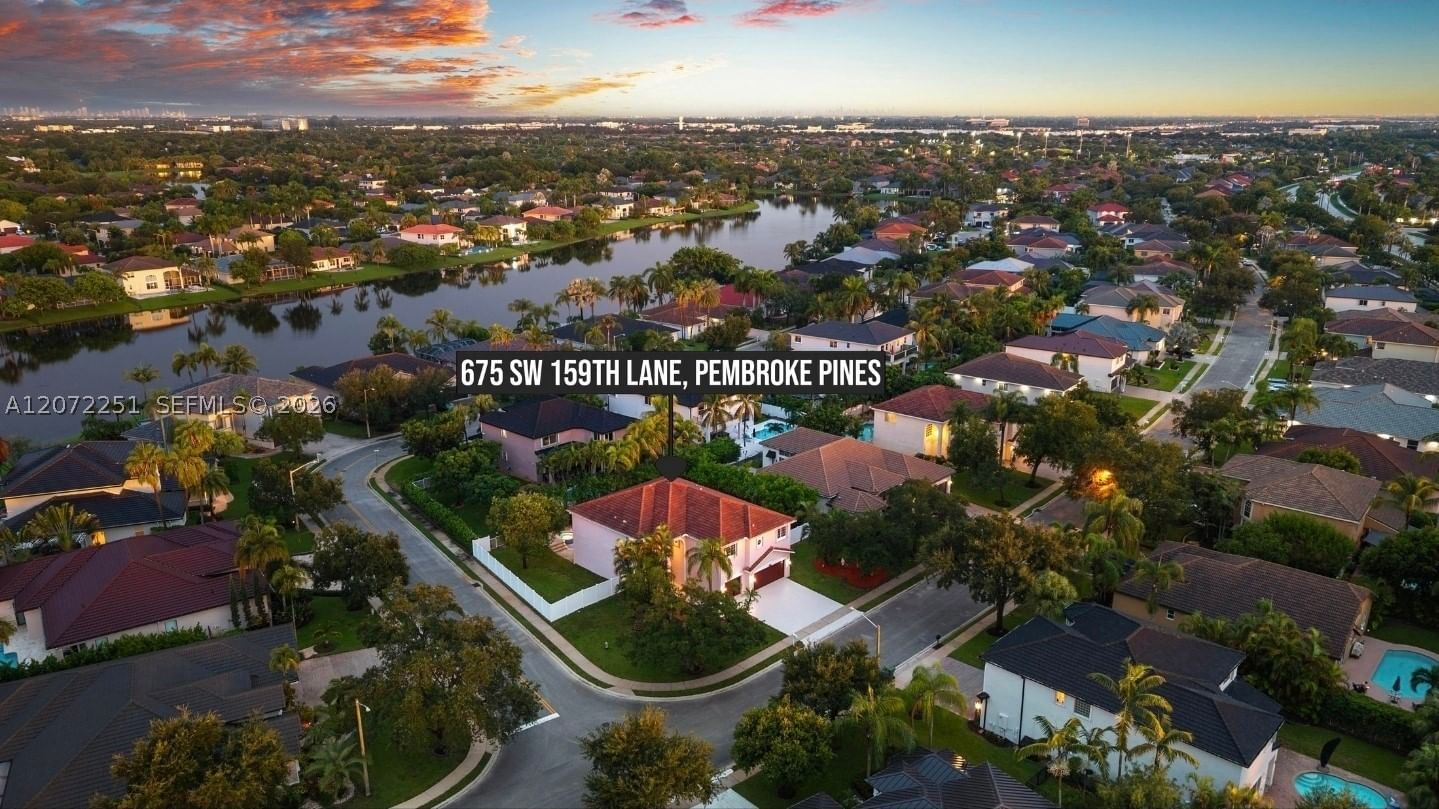 Real estate property located at 675 159th Ln, Broward, Pasadena At Pembroke Shor, Pembroke Pines, FL