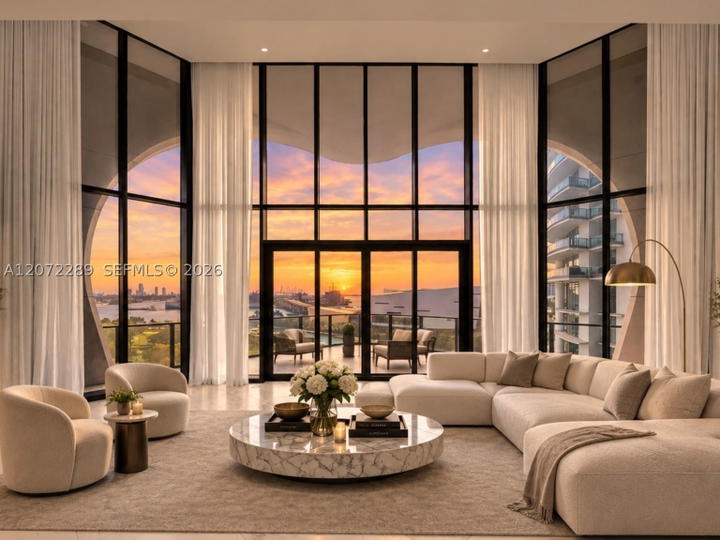 Real estate property located at 1000 Biscayne Blvd Town House 1201, Miami-dade, One Thousand Museum Condo, Miami, FL