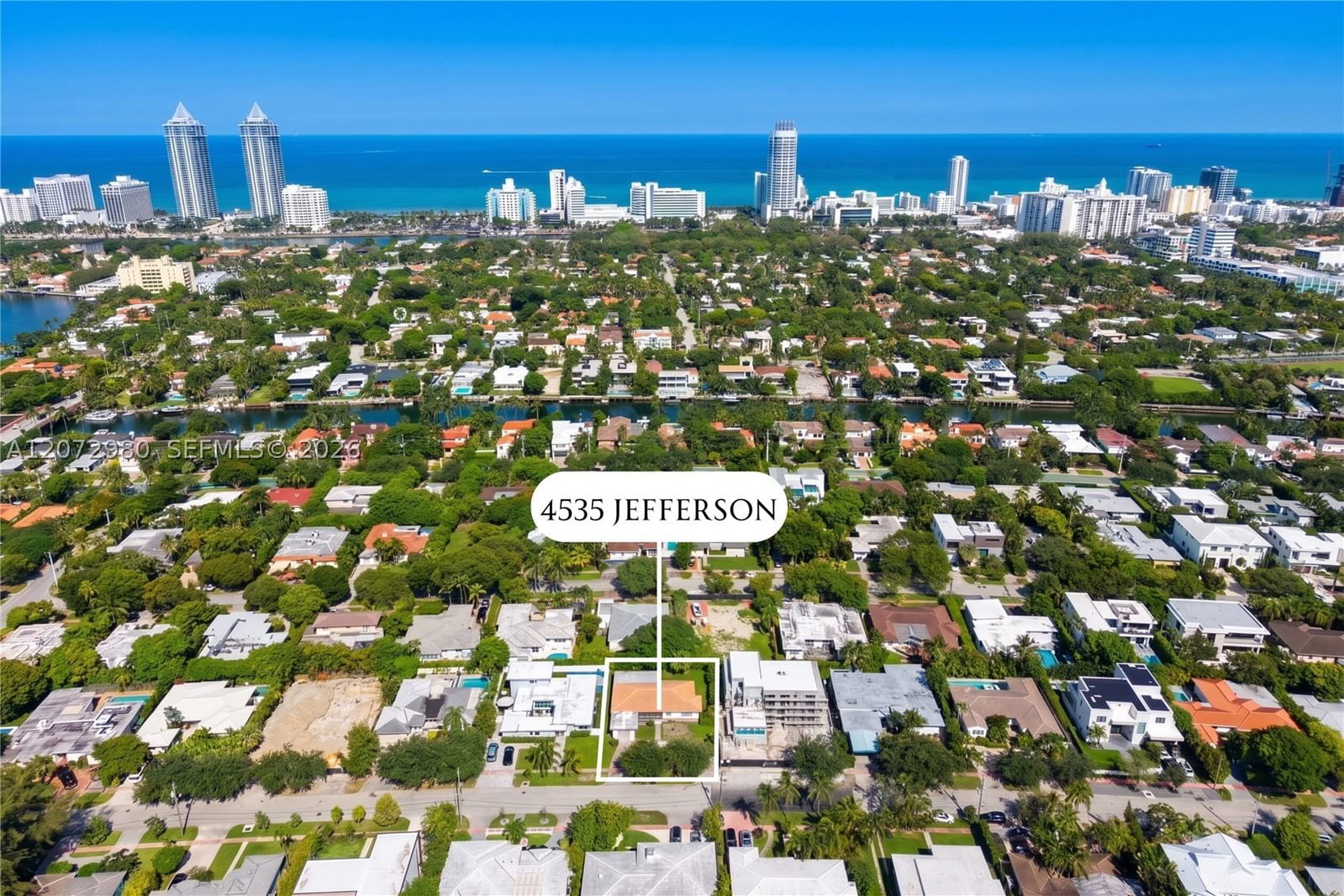 Real estate property located at 4535 Jefferson Ave, Miami-dade, Nautilus Extension 5th, Miami Beach, FL