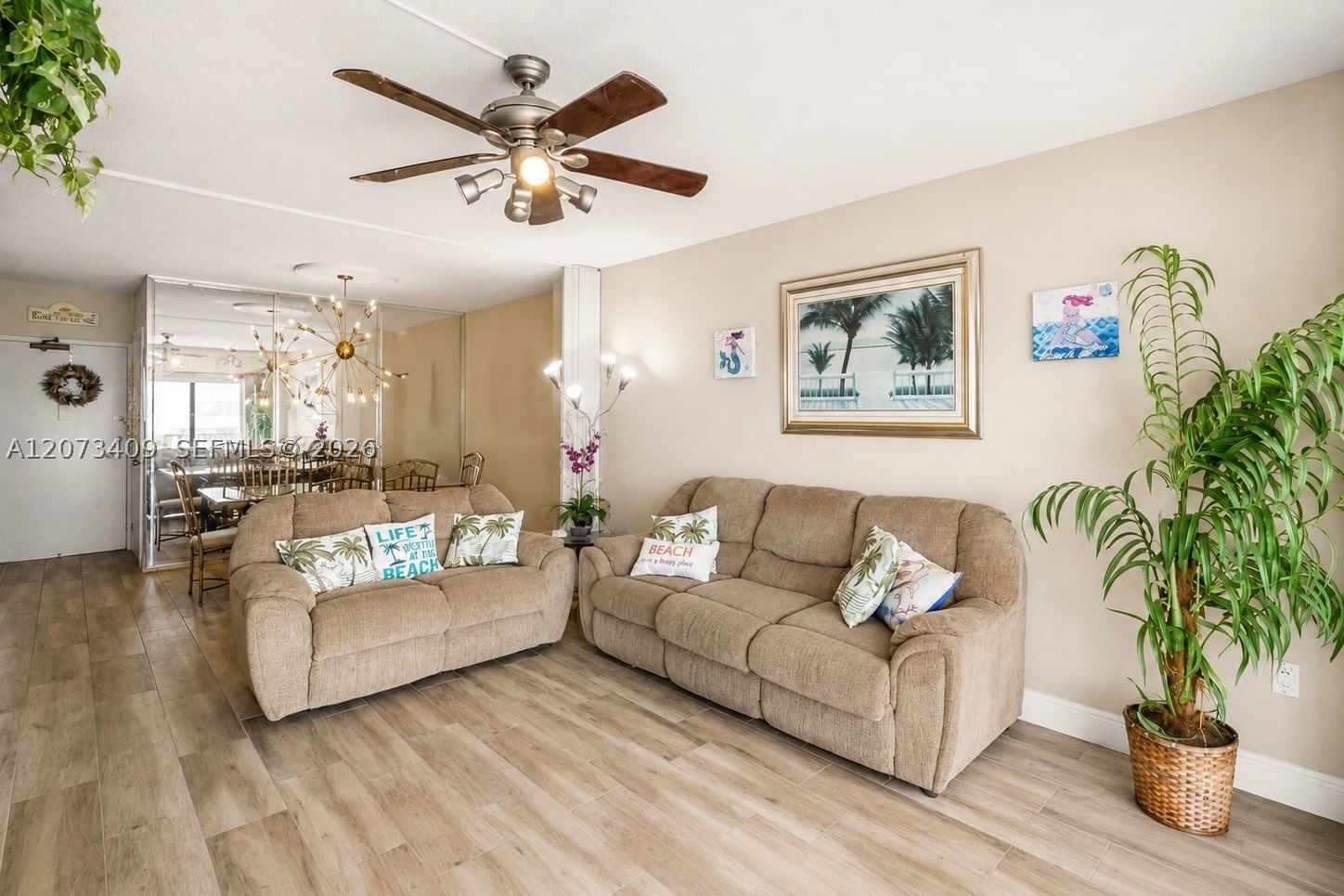 Real estate property located at 1965 Ocean Dr #5E, Broward, Hemispheres Condo, Hallandale Beach, FL