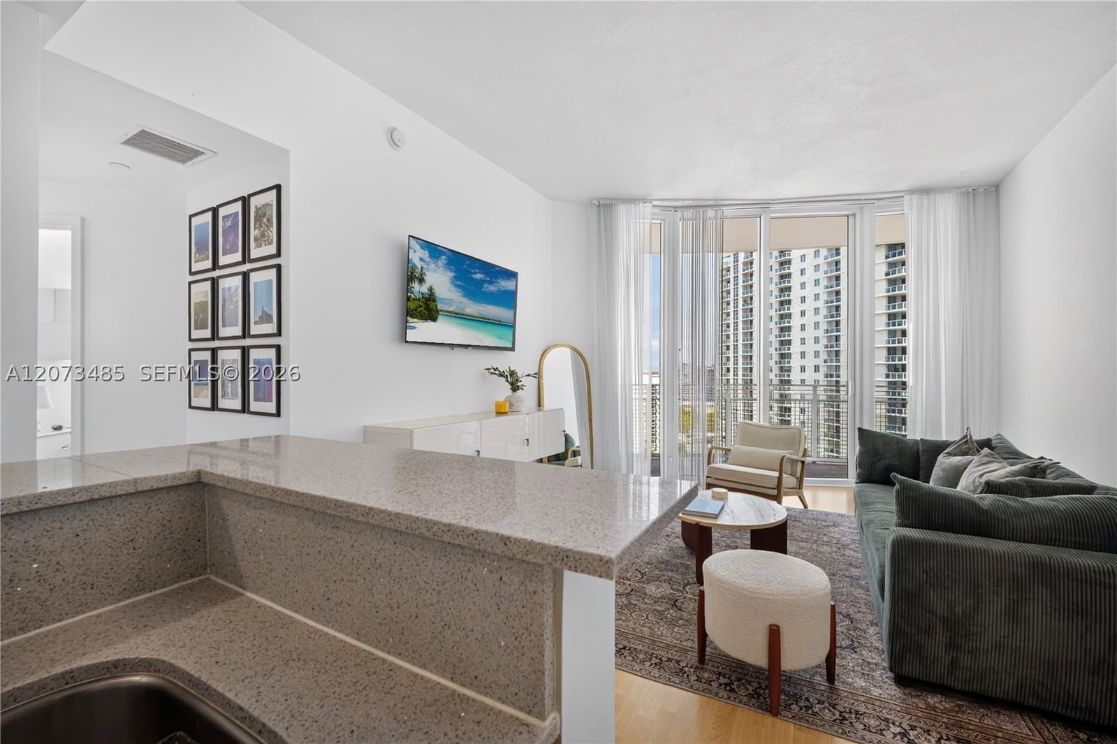 Real estate property located at 350 24th St #1405, Miami-dade, City 24 Condo, Miami, FL