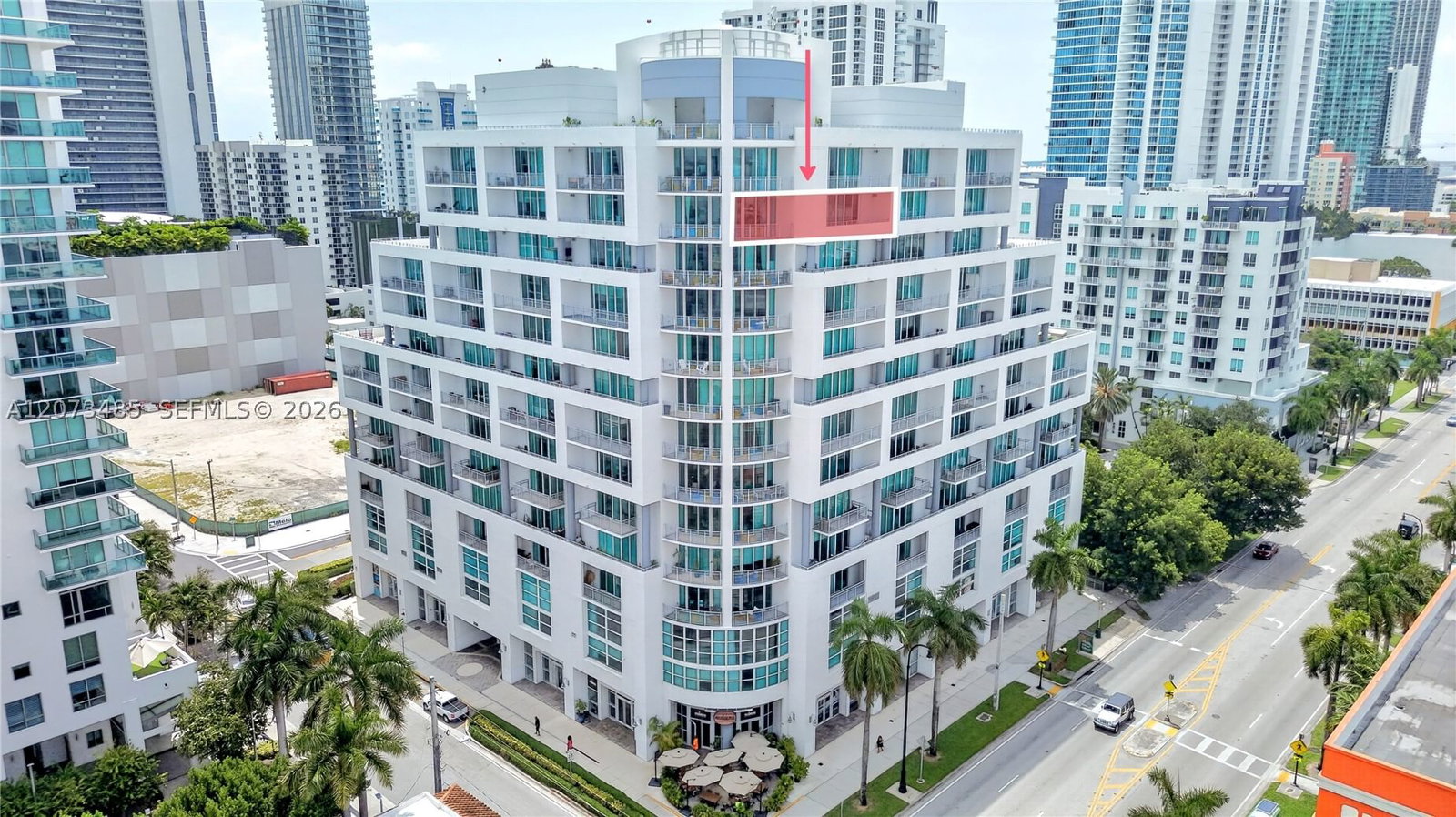 Real estate property located at 350 24th St #1405, Miami-dade, City 24 Condo, Miami, FL
