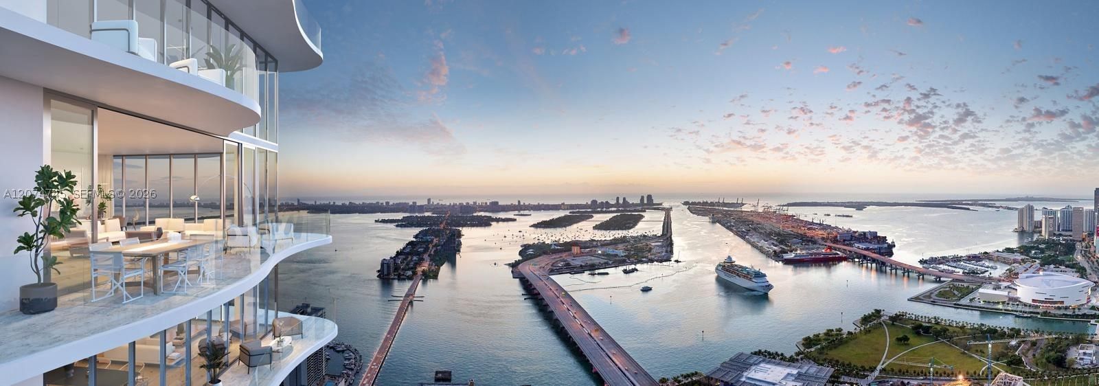 Real estate property located at 1400 Biscayne Blvd #3501, Miami-dade, Casa Bella Residences, Miami, FL