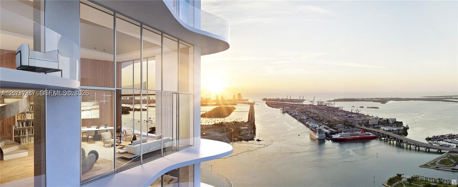 Real estate property located at 1400 Biscayne Blvd #3501, Miami-dade, Casa Bella Residences, Miami, FL