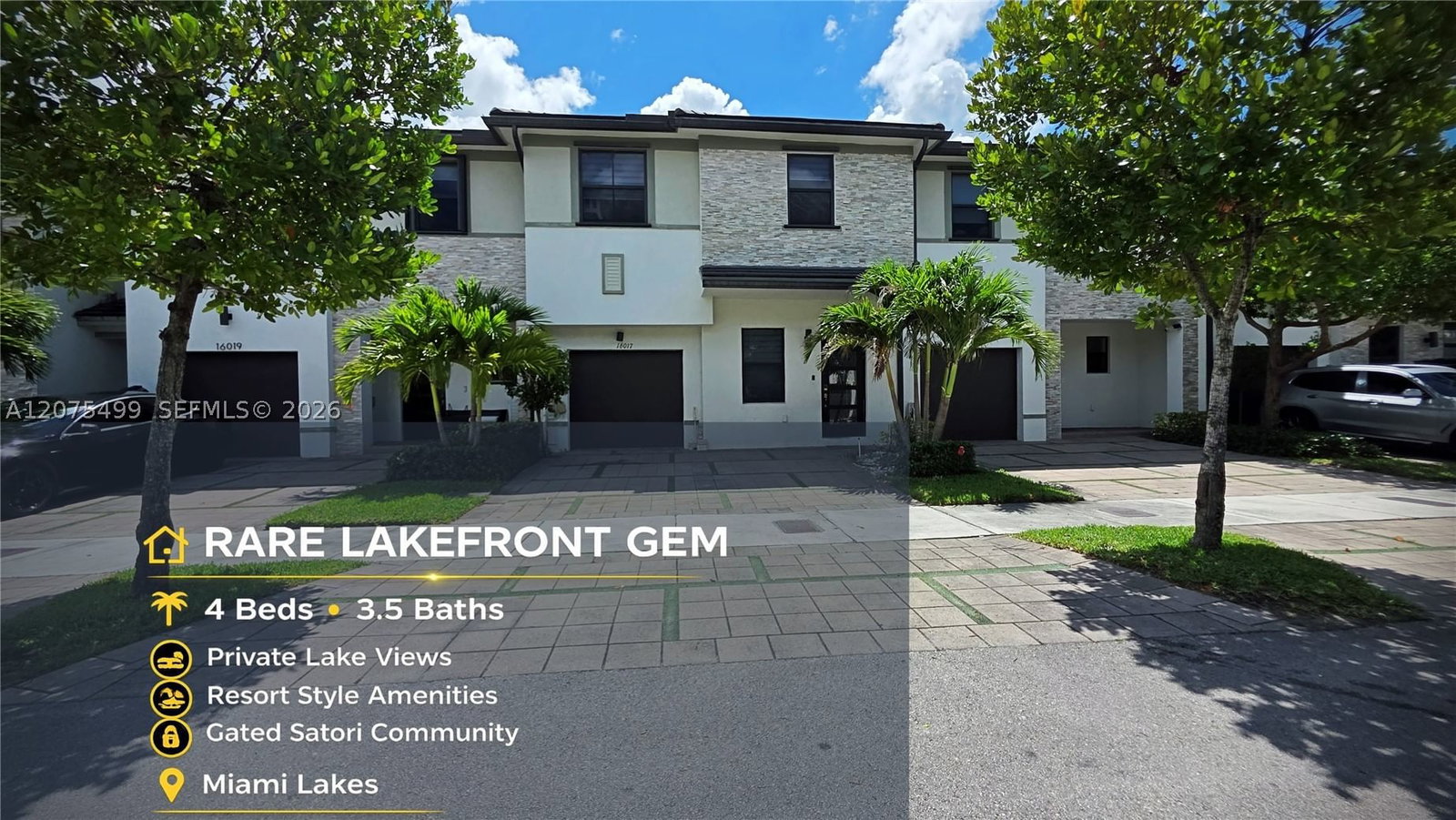 Real estate property located at 16017 91st Ct, Miami-dade, Dunnwoody Lake, Miami Lakes, FL