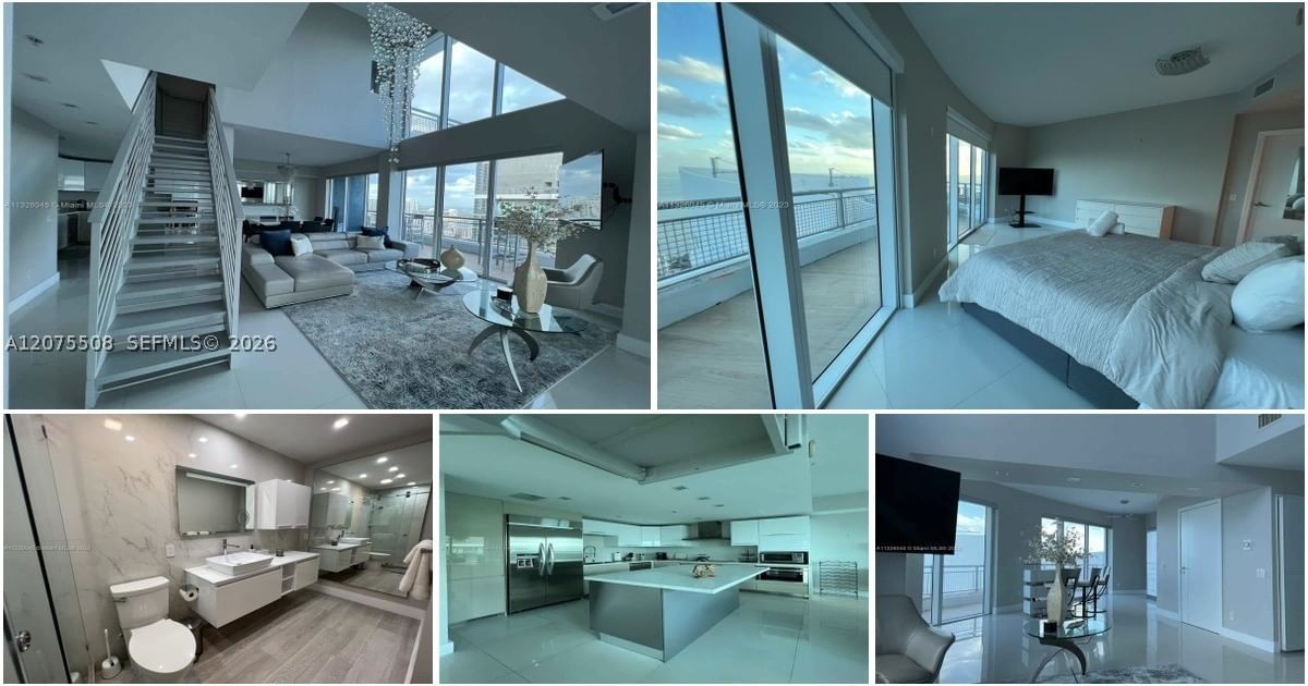 Real estate property located at 60 13th St #5210, Miami-dade, Infinity At Brickell Cond, Miami, FL