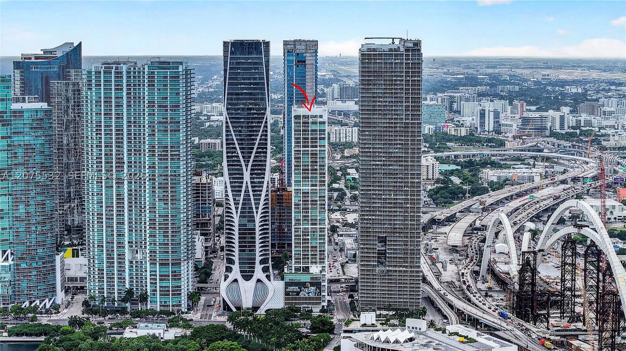 Real estate property located at 1040 Biscayne Blvd #3403, Miami-dade, Ten Museum Pk Residential, Miami, FL