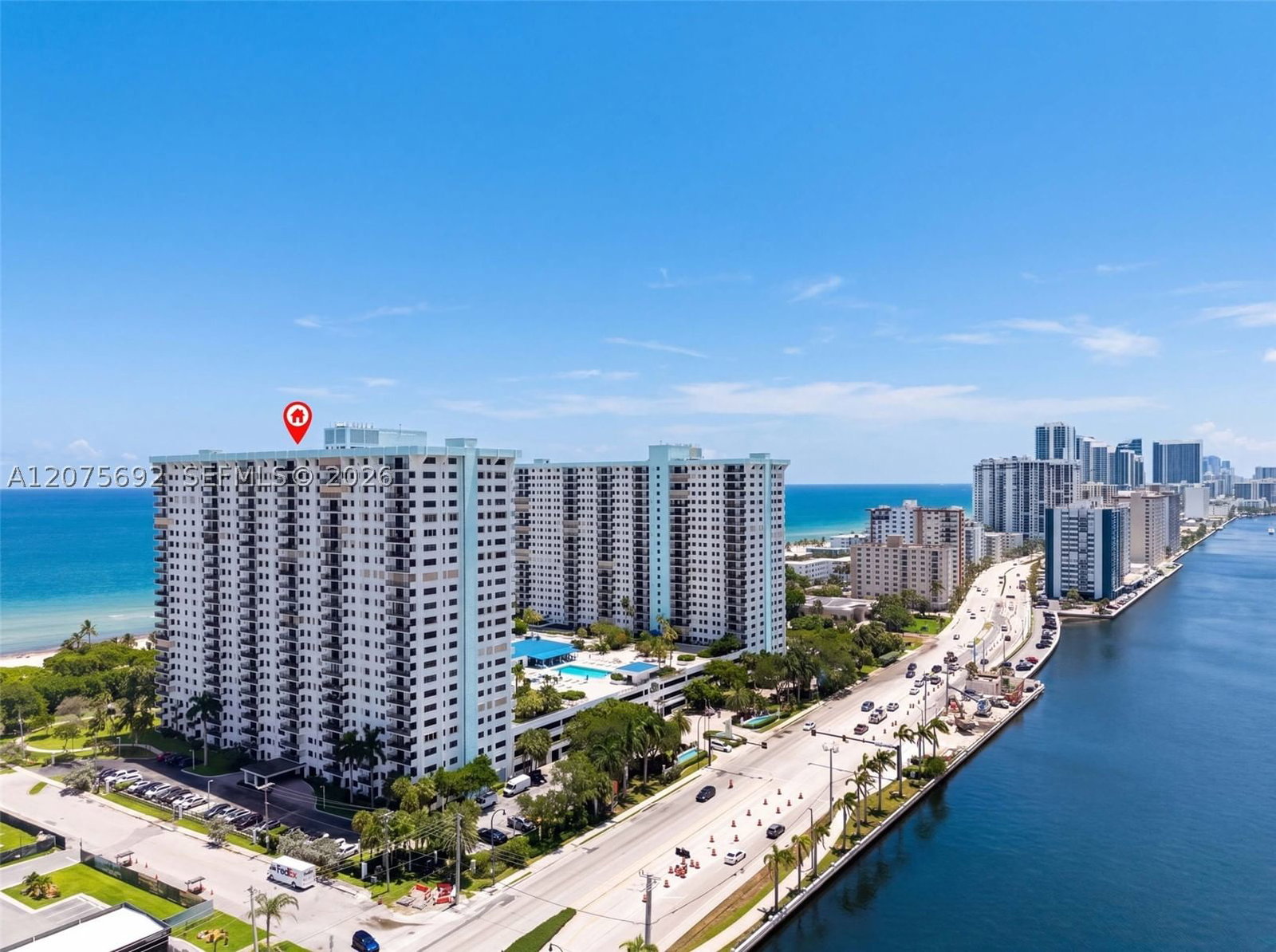 Real estate property located at 1201 Ocean Dr #1009N, Broward, Summit Condo, Hollywood, FL