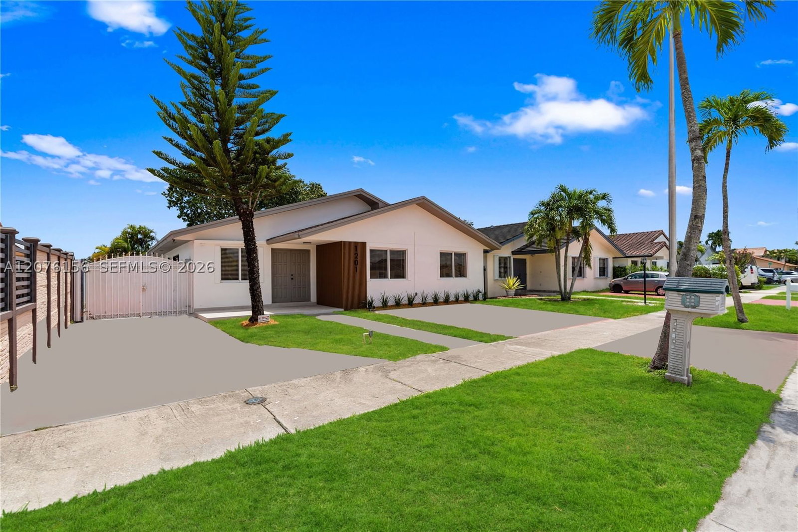 Real estate property located at 1201 142nd Ave, Miami-dade, Aljura Sub, Miami, FL