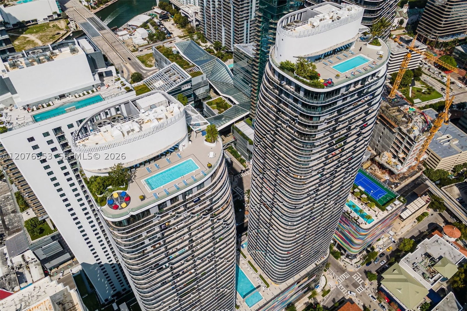Real estate property located at 45 9th St #1706, Miami-dade, Brickell Heights East Con, Miami, FL
