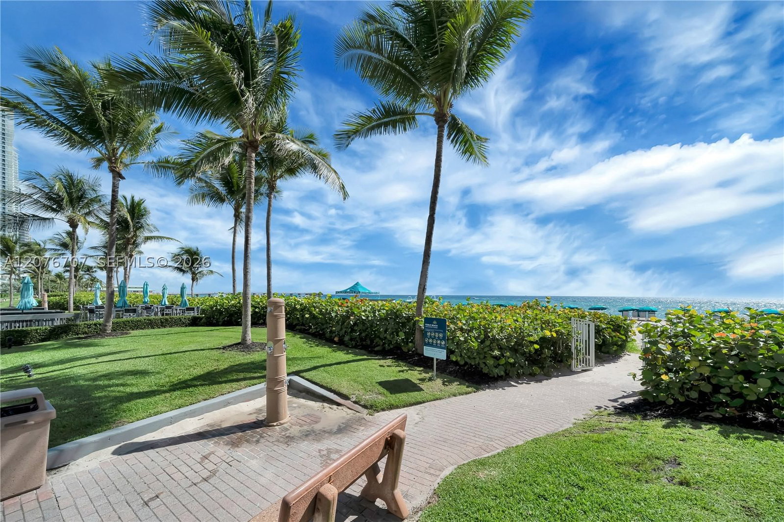 Real estate property located at 16425 Collins Ave #712, Miami-dade, Oceania I Condo, Sunny Isles Beach, FL