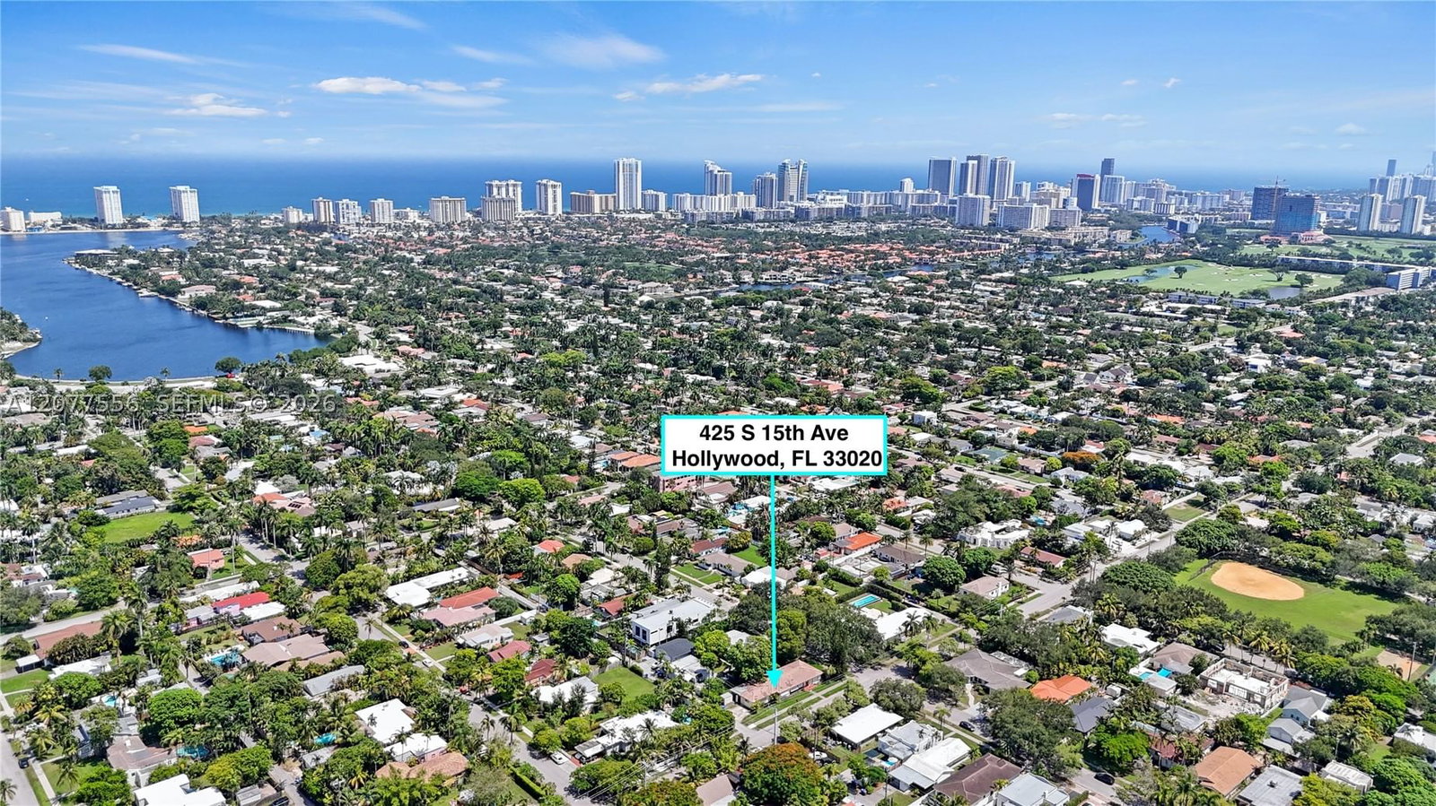 Real estate property located at 425 15th Ave, Broward, Hollywood, Hollywood, FL